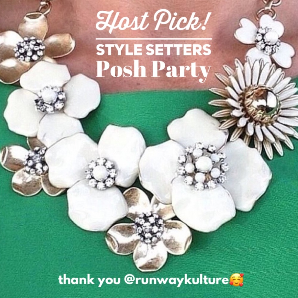 Stella & Dot | Exquisite UltraRare Hand-painted Bloom Statement Necklace - Picture 2 of 13